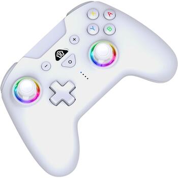 Subsonic Игровой контроллер SA5633-2, беспроводной, белый, вибрация, гироскоп, встроенный аккумулятор, применение Switch (SA5633-2)