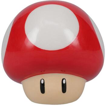 Paladone Super Mario Sēņu sāls un piparu kratītāji PP13410NN, keramika, sarkans/zaļš, 2 gab. (PP13410NN)
