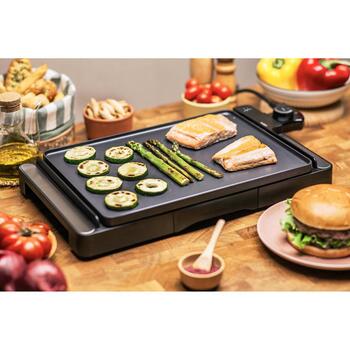 Jata Электрический гриль JEGR1246, 2000 W, 35,6 x 25,4 см, без PFOA, съемный термостат, противоскользящие ножки (JEGR1246)