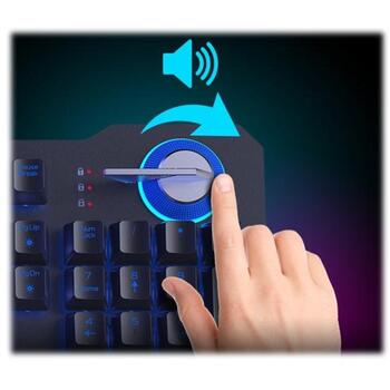 Acer Predator Aethon 700 игровая клавиатура, GP.KBD11.01N, RGB, 1.65кг, Проводная, Черная, N-клавишный откат (GP.KBD11.01N)