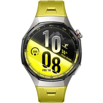 Huawei Умные часы WATCH GT 7 Pro 46mm 55020JTS, 1.47 дюйма AMOLED 466x466, GPS, NFC, Bluetooth 6.0, водонепроницаемые, желтый (55020JTS)