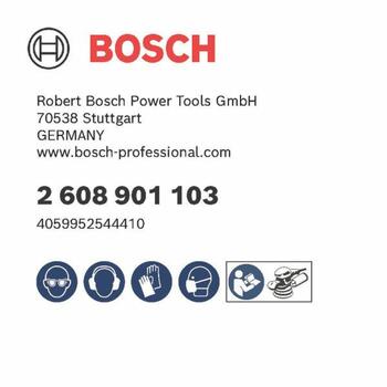 Ekscentra slīpmašīnām, orbitālajām slīpmašīnām EXPERT C470 SLĪPDISKI BOSCH 2608901103 (2608901103)