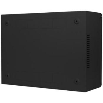 Lanberg настенный монтажный шкаф WAF1-5203-04-00B, 540mm, 4U, 3U, 60kg, 2 вертикальные рейки, 2 горизонтальные рейки, металл (WAF1-5203-04-00B)