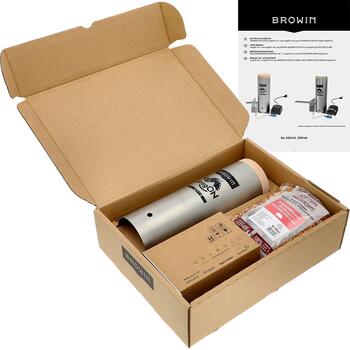 Browin 330144 дымогенератор, электрический, 5Вт, 420л/ч, 450г, 4м, 30мм, нержавеющая сталь (330144)