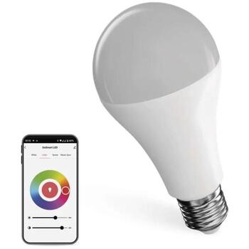 Emos LED лампа GoSmart A65 ZQW516R, 14 W, 220-240 V~, 1400 lm, RGB, Wi-Fi, диммируемая, 50/60 Гц (ZQW516R)