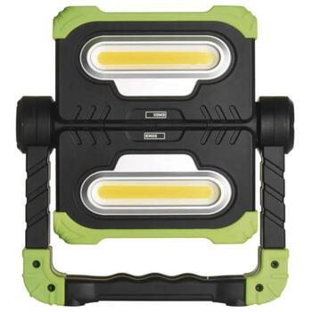 Emos COB LED перезаряжаемая рабочая лампа P4536, 2000 лм, 8000 мАч, 5 режимов, 2× COB LED, 360° поворот, USB-C (P4536)