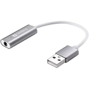 Sandberg Переходник 134-13, 3.5mm, USB, легкий в использовании (134-13)