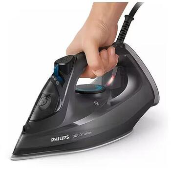Philips tvaika gludeklis DST3041/80 3000 series, 2600W, 40g/min, 300ml, melns, 200g/min (DST3041/80)