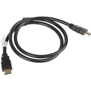 Lanberg HDMI kabelis CA-HDMI-10CC-0150-BK, 15 m, 4K atbalsts, vīrišķie savienotāji, Ethernet kanāls (CA-HDMI-10CC-0150-BK)