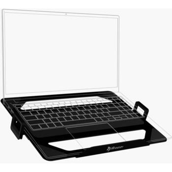 Arozzi portatīvā datora turētājs AZ-ALZARE-LH-BK, 45.7cm, regulējams, melns, stiprinājuma skava (AZ-ALZARE-LH-BK)