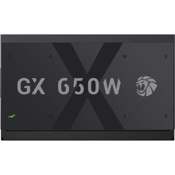 Gamemax barošanas bloks GX 650GF, 650 W, Zelta, Pilnībā modulārs, 110-240 V, 120 mm ventilators (GX 650GF)