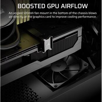 Corsair 3200D RS CC-9011334-WW, Mid-Tower korpuss, 7 sloti, 1x3.5