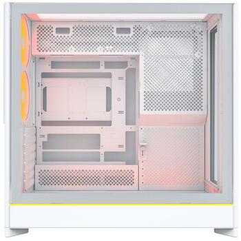 Montech Kaste HS01 PRO (W), Midi Tower, 2x USB 3.0, 480mm, 240mm, 480mm, 2x 120mm aizmugurē, 3x 120mm apakšā, 4x 2.5