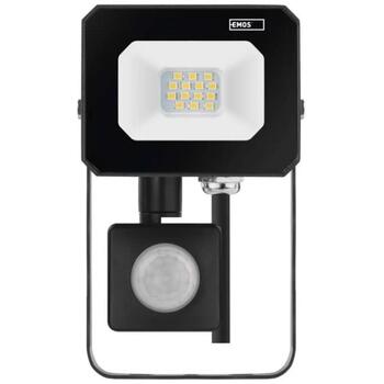 Emos LED прожектор ZS2313, 10 W, 1000 lm, IP44, нейтральный белый, PIR датчик, алюминиевый корпус (ZS2313)