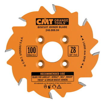 CMT zāģripa 240.008.04, 100mm, 3.96mm, 22mm, Z8, ATB (240.008.04)
