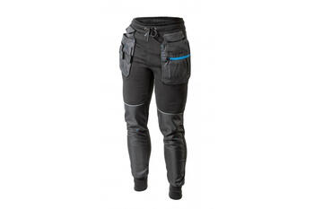 Hogert darba bikses HT5K902-3XL, 320g/m², 65% kokvilna, 35% poliesters, OXFORD 600D, atstarojoši elementi, 2 noņemamas kabatas (HT5K902-3XL)