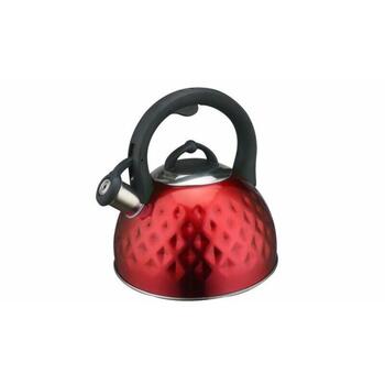 Brock MWK 001 RD La Cuisinette чайник, 2,5л, 3л, 0,55кг, нерж. сталь, красный, для индукции (MWK 001 RD)