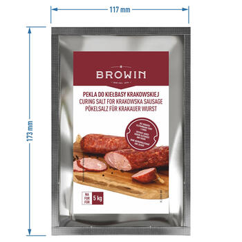 Browin Curing salt for krakowska sausage 410027, 115 г, соль, для колбас (410027)