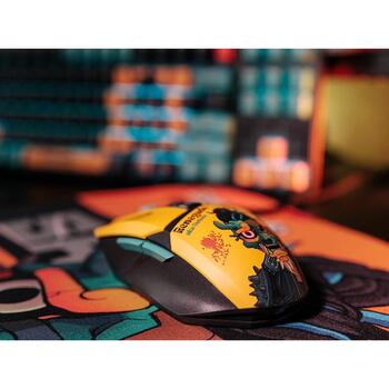 A4Tech Коврик для мыши A4TPAD47625, 450mm, 400mm, 4mm, черный, оранжевый, резина, мягкий, ткань, нескользящая основа, прочные края (A4TPAD47625)