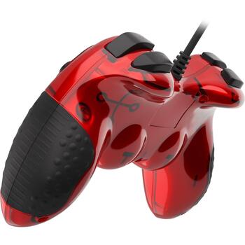 Genesis Mangan 200 NJG-1425, геймпад, USB Type-A, кабель 1.8м, 15 кнопок, кнопка Turbo, вибрация, эргономичный, красный (NJG-1425)