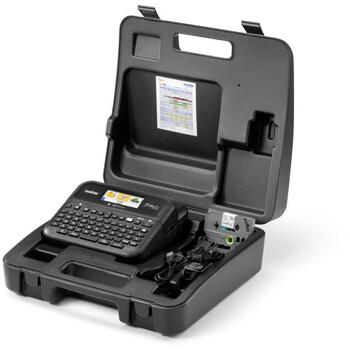 Brother Принтер для этикеток PT-D610BT PTD610BTVPZW1, 24 мм, 30 мм/с, 180 dpi, 7 строк печати, Bluetooth 5.0 (PTD610BTVPZW1)