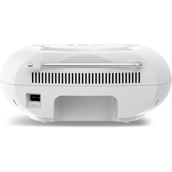 Philips CD Soundmachine TAZ2000S/10, 285×128×242 мм, FM-радио, Bluetooth, USB, 3,5 мм аудиовход, 6×LR14, 3 Вт (TAZ2000S/10)