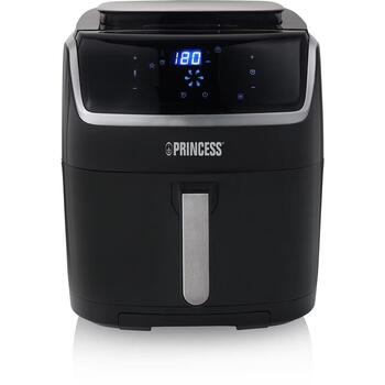 Princess karstā gaisa friteris 01.182080.01.001, 1700 W, 6.5 l, 230 V, 8 programmas, LCD displejs, melns (01.182080.01.001)