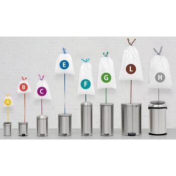 BRABANTIA atkritumu tvertņu maisiņi, 3 l, (A) (20 gab) (311727)
