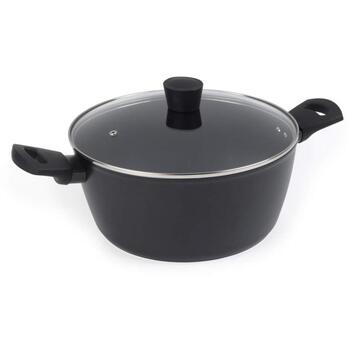Russell Hobbs Кастрюля RH03266EU7, 28см, алюминий, стеклянная крышка, электрическая, газовая, керамическая, индукционная (RH03266EU7)