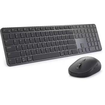 Dell комплект клавиатуры и мыши KM746 580-BDRV, 2.4 ГГц, Bluetooth, эстонская QWERTY, аккумулятор, беспроводная, компактная (580-BDRV)