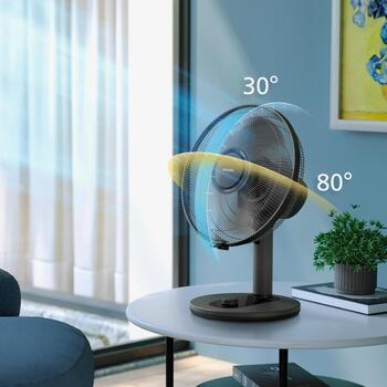 PHILIPS 1000. sērijas galda ventilators, melns (CX1030/01)