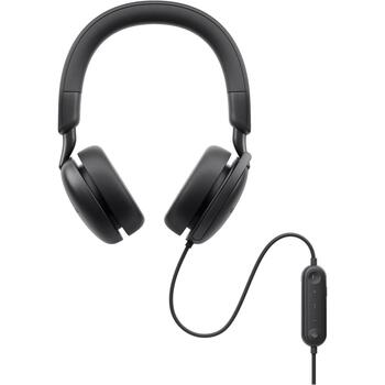 Dell наушники WH5024, ANC, USB Type-A, черный, встроенный микрофон, стерео, активное шумоподавление (520-BBGQ)