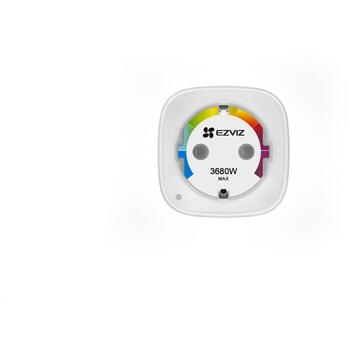 Ezviz Smart Plug CS-T31-16E-EU, 3680W, AC 230V, IP20, 2.4GHz Wifi, balts (CST3116EEU)