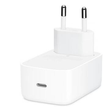 Apple адаптер питания MGTU4ZM/A, 40Вт, 60Вт, USB-C, 1 порт, динамическая мощность, быстрая зарядка, белый (MGTU4ZM/A)