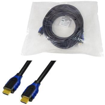 Logilink HDMI кабель CH0066, 10 м, HDMI 2.0, 4096 x 2160 пикселей, 60 Гц, 4K, 3D, Ethernet, позолоченные контакты, черный (CH0066)