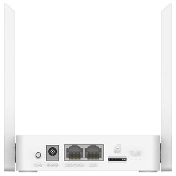 Cudy LT300 4G LTE Cat4 маршрутизатор, 300Mbps WiFi, Nano SIM, VPN, блокировка диапазонов, белый (LT300)