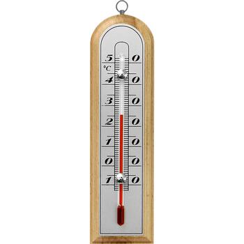 Bioterm 010701 Комнатный термометр, от -10 до +50°C, 16см, деревянный, серебряная шкала, подвесной (010701)