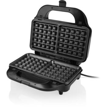 ETA Sviestmaižu Tosteris Sorento Plus ETA515190000, 900 W, 6 plāksnes, 2 veidu mīklas, melns (ETA515190000)