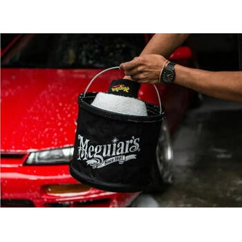Meguiar's ST080 Складное ведро 5 л с сумкой, черное (ST080)