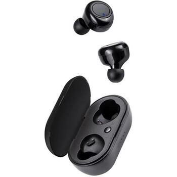 Tracer Наушники T1 TWS Bluetooth TRASLU46648, 3ч, Bluetooth 5.0, 10м, 100дБ, 16Ω, Внутриканальные, Черные, Стерео, Микрофон (TRASLU46648)