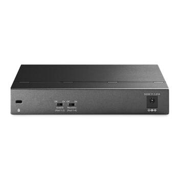 6-портовый гигабитный коммутатор с 3 портами PoE+ и 1 портом PoE++, TP-Link, TL-SG1006PP, 6× 10/100/1000Mbps RJ45 Ports, Fanless (TL-SG1006PP)
