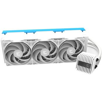 Zalman šķidruma CPU dzesētājs ALPHA2 V2 A36 WHITE, 360mm, ARGB, 3300 apgr./min, 800-2000 apgr./min, 29.7 dBA, 2.01 mmH2O (ALPHA2 V2 A36 WHITE)