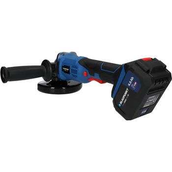 Blaupunkt Угловая шлифмашина CG5010, 1.3кг, 18В, 8000об/мин, 125мм, Li-ion, 14мм/M14 (CG5010)