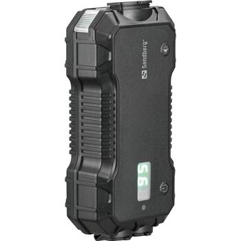 Sandberg Jumpstarter Powerbank 10000 420-98, 10000 мАч, 5V/2A, 9V/2A, USB-A 5V/3A, 12V 2000A, IP65, фонарик (420-98)