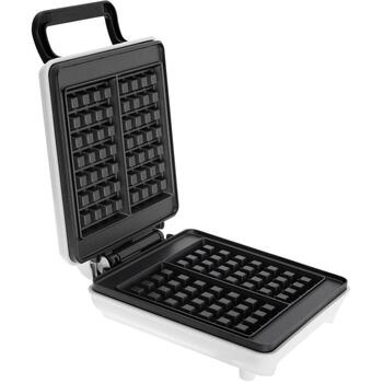 Adler Vafļu cepeškrāsns MS 3091, 1800 W, 2 vafļu, taisnstūra, balta, drošības slēdzis, neslīdošas kājas (MS 3091)