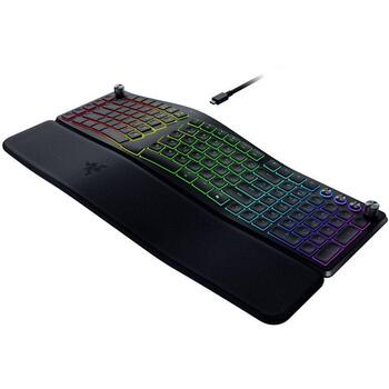 Razer Pro Type Ergo RZ03-05440100-R3M1 клавиатура, беспроводная, Bluetooth, USB-C, QWERTY US, ножнично-мембранный переключатель (RZ03-05440100-R3M1)