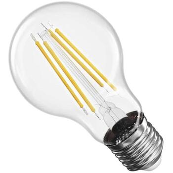 Emos LED лампочка FILAMENT A60 ZF5147, 3,8 Вт, 806 лм, 230 В, 50 000 часов, E27, теплый белый, 360°, 4 чипа (ZF5147)