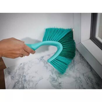 Leifheit Dusty 1041510 щетка для пыли, телескопическая ручка 110-190см, ширина щетки 26см, треугольная форма, кольцо 360° (1041510)