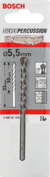 Urbis betonam, 5,5x85mm Silver Percussion, Urbjmašīnām/skrūvgriežiem, triecienurbjmašīnām/triecienskrūvgriežiem CYL-3 URBIS, 2608597659, BOSCH (2608597659)