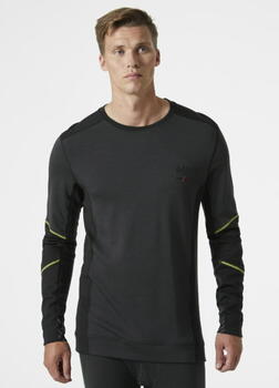Helly Hansen термофутболка 75106_999-M, M, 215 g/m², 57% шерсть мериноса, 43% полипропилен, Lifa Stay Warm, без плечевых швов (75106_999-M)